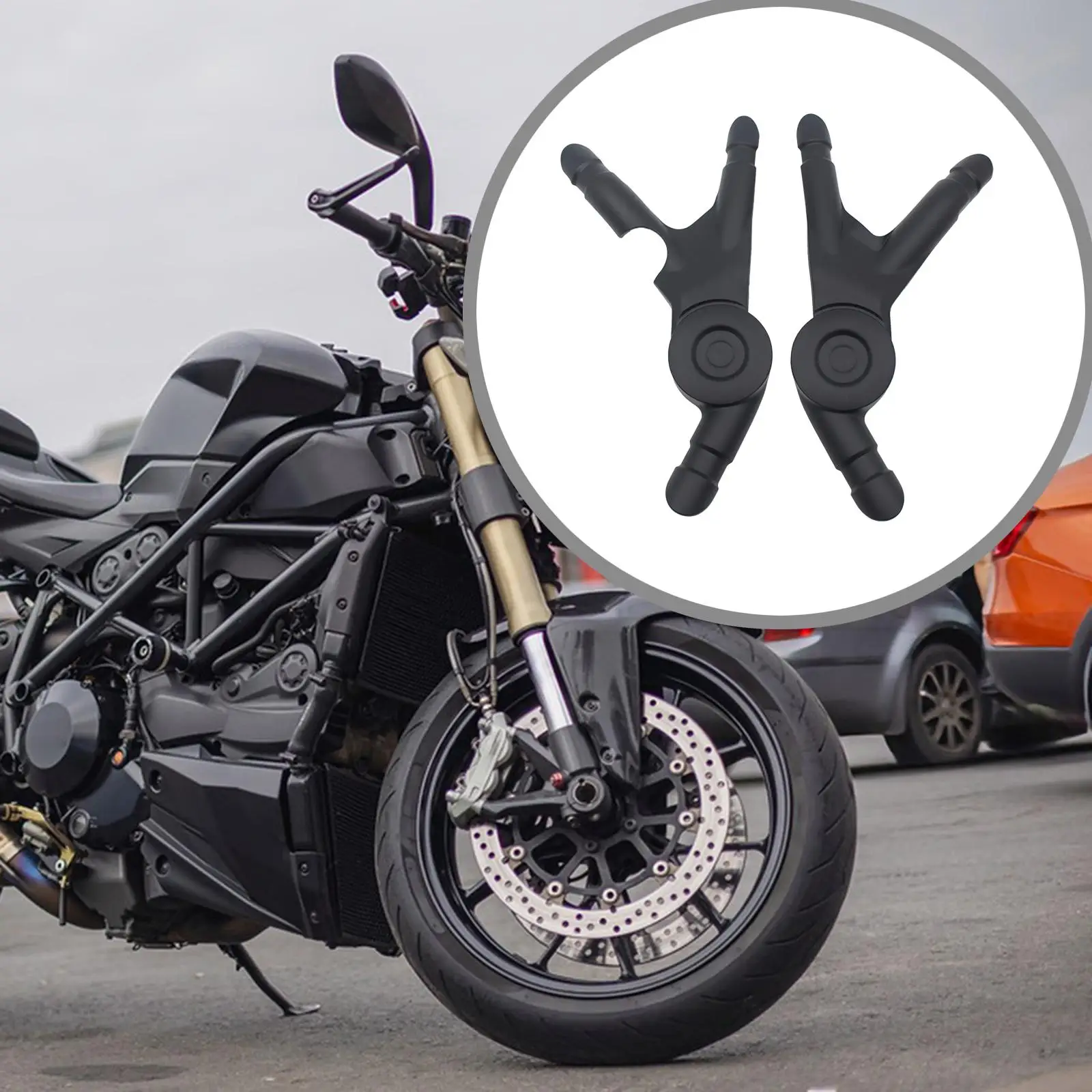 

2Pcs Frame Guard Cover Side Frame Panel Cover for BMW R1200GS 2016-2018