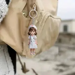 Cute Acrylic Nurse Keychain: Perfect Choice for Christmas, Halloween, Party Gifts - Waterproof, Scratch-Proof, Burr-Free, Clean and Trimmed, Gift for Women