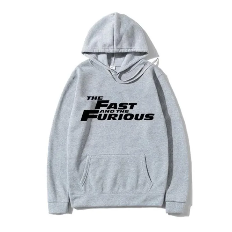 Hoodies Fast And Furious Vintage Print Sweatshirts Men Women Fashion Neutral Hip Hop Sweatshirt Oversized Hoodie Coat Tracksuit