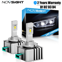 NOVSIGHT D1S LED Headlights D3S D2S D4S Super Bright 70W 20000LM Car Headlight Bulbs 6500K White 12V Plug and Play Auto Headlamp