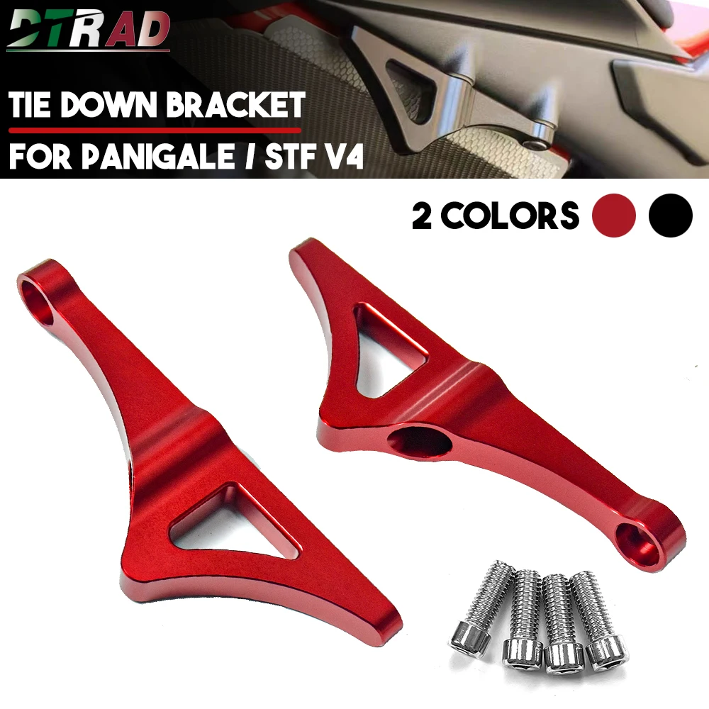 Motorcycle CNC Tie Down Bracket Hooks Strap Hooks Traction Bracket For DUCATI Panigale V4 V4S V4R Streetfighter V4 S Accessories