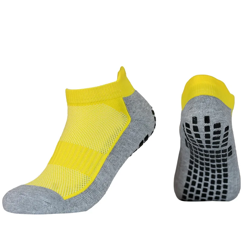 Adult Short Socks Macaron Color Silicone Non-slip Sole God Socks with Thick Towel Bottom Boat Socks Breathable Sports Socks