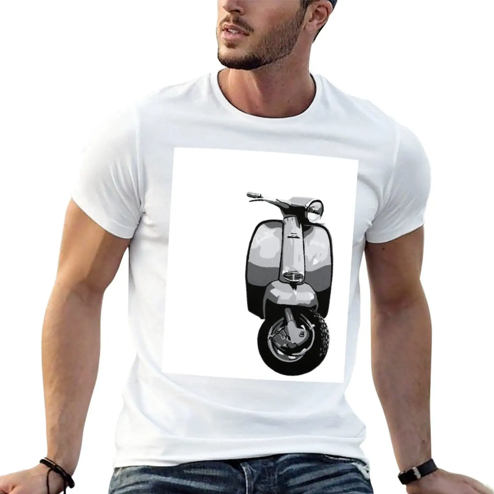 New Lambretta pop art. T-Shirt cute clothes animal print shirt for boys mens cotton t shirts