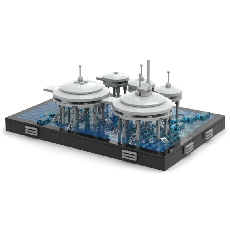 Star Movie Model Moc Bouwstenen Micro Schaal Stad Diorama Technologie Modulaire Blokken Geschenken Kerst Speelgoed DIY Sets Montage