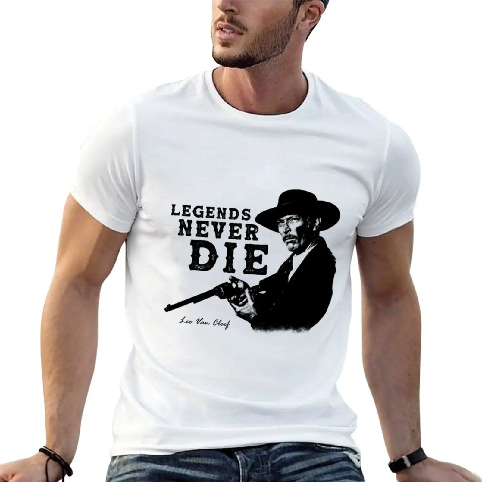 

Western T-ShirtLee Van Cleef T-Shirt t shirts for man cotton soft cotton t shirts man 100% T-Shirt