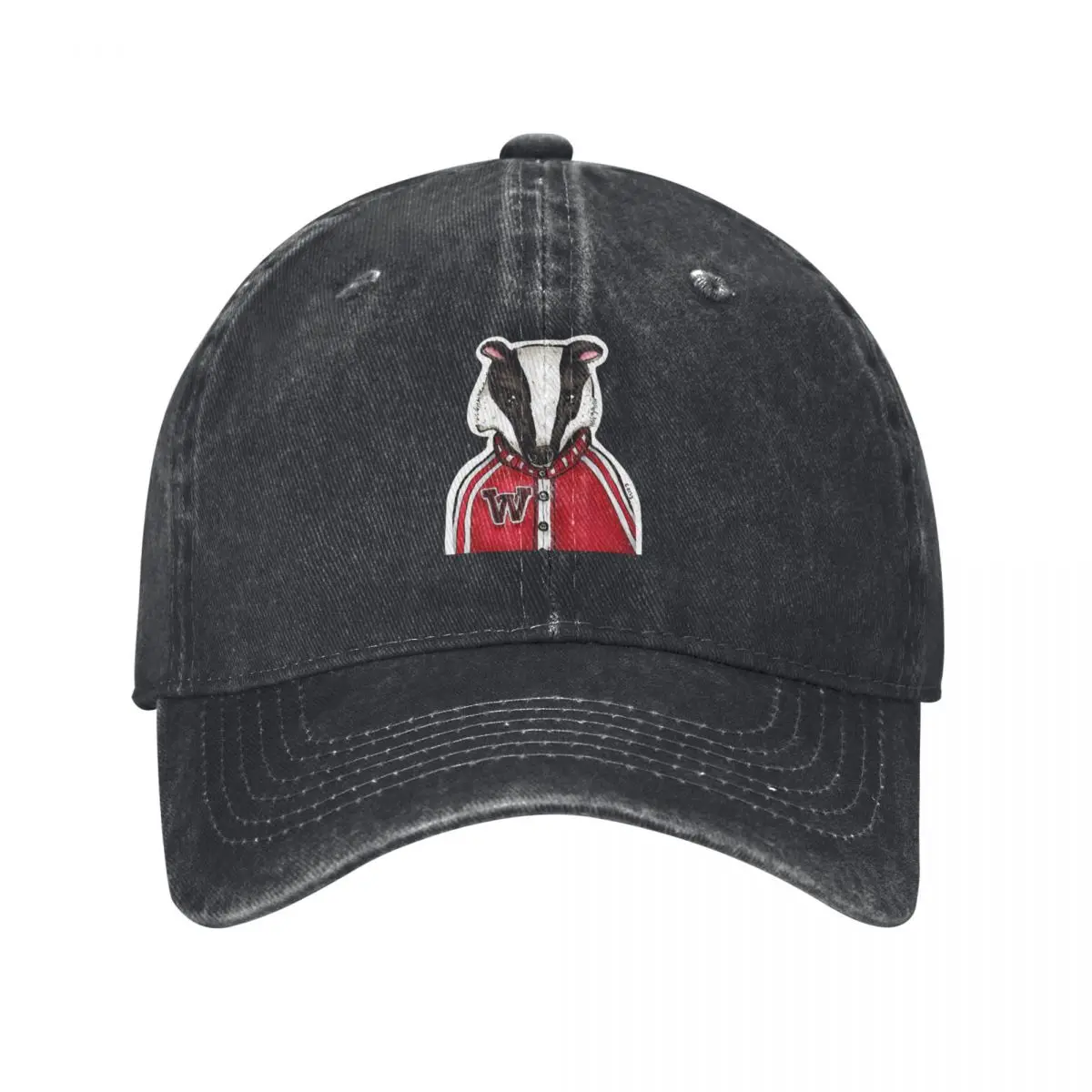 Retro Badger Baseball Cap Dropshipping Rugby Streetwear Men's Hats Women's