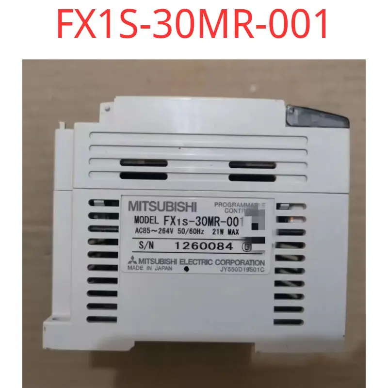 Second-hand test OK PLC module FX1S-30MR-001 spot disaster