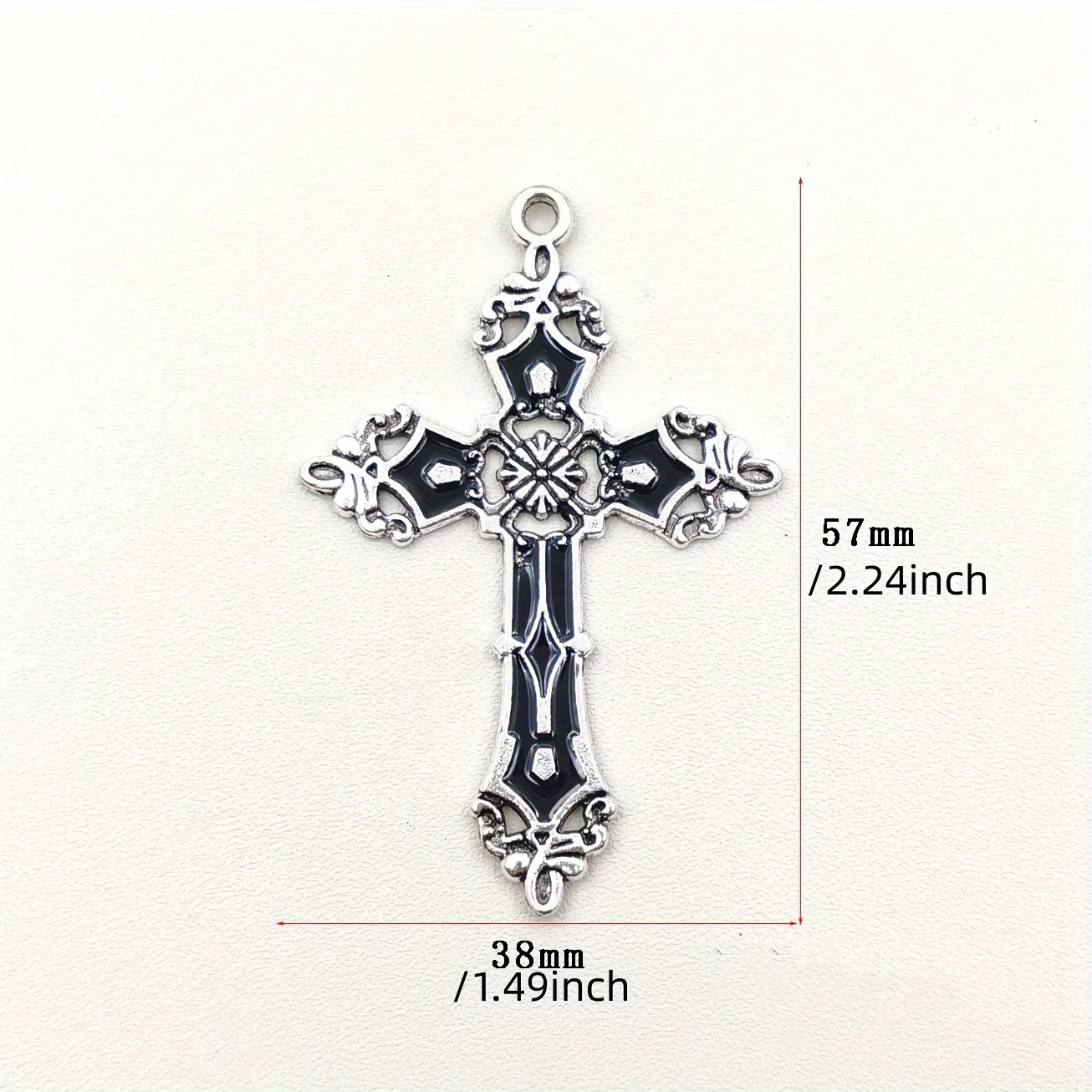 قلادة عتيقة من الفضة على شكل كرمة للرجال ، ملابس ورقبة ، 8 من من الذهب الأبيض