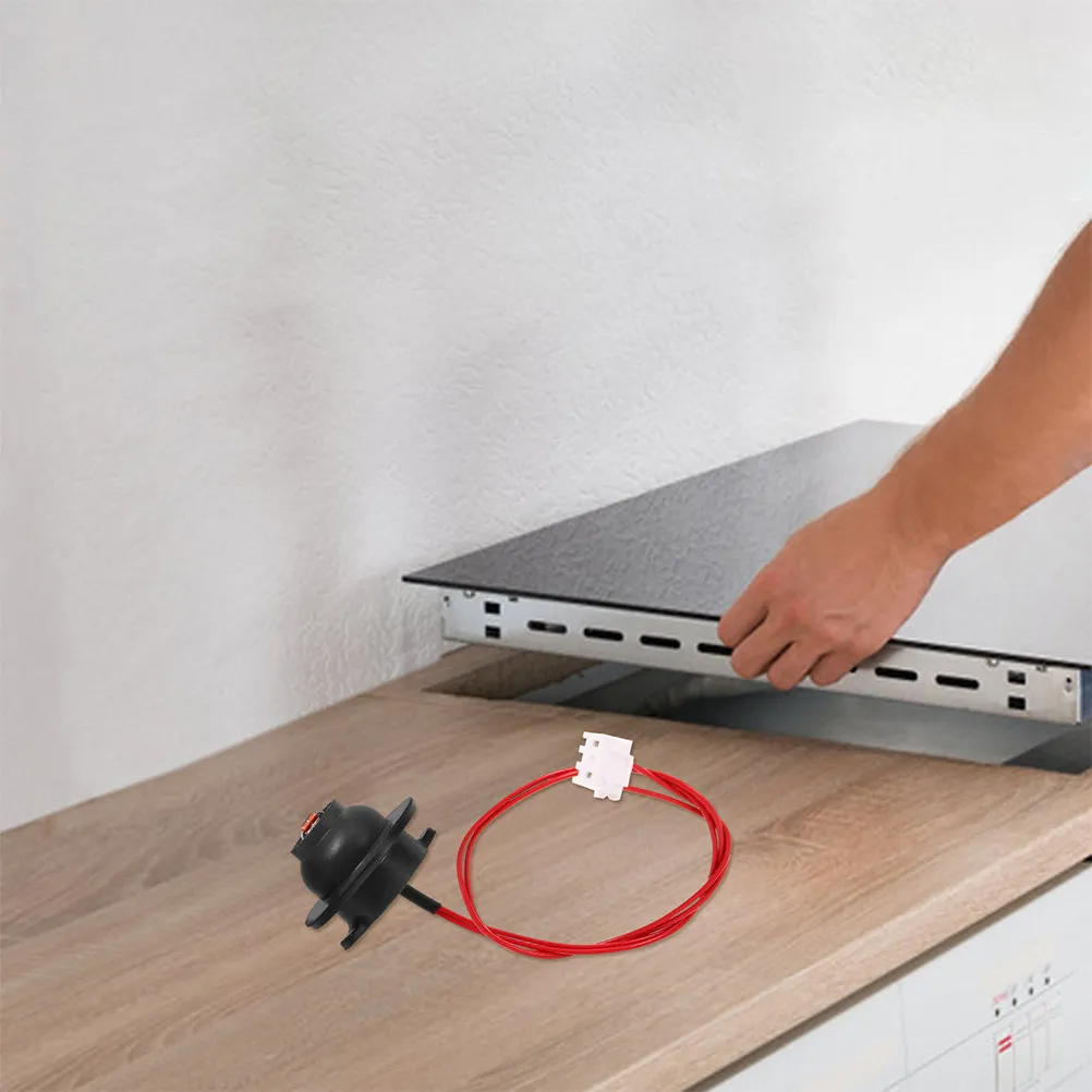 2Pcs Cooker Temperature High Precision Induction Hob Thermal Sensor with Sensing Head and Coil for Easy Installation