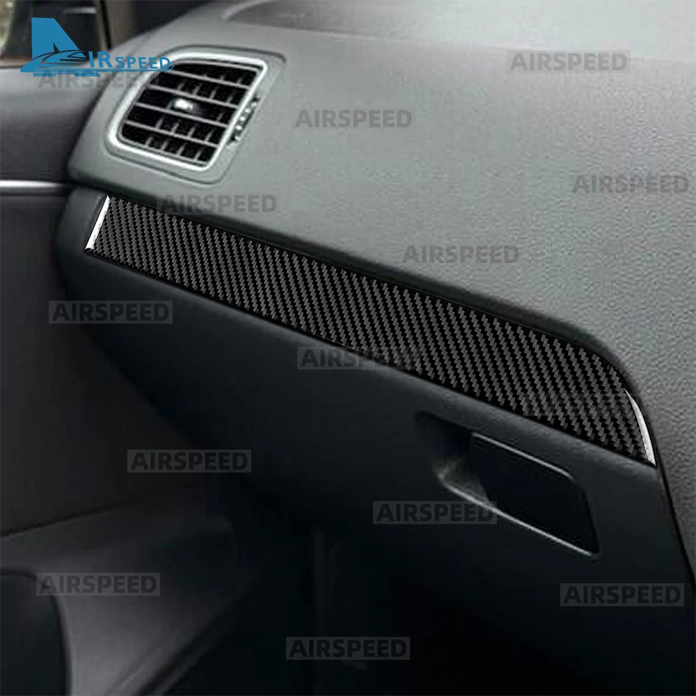 Soft Carbon Fiber Sticker For Volkswagen VW Polo MK5 6R 6C 2010 2011 2012 2013 2014 2015 2016 2017 Car Co-Pilot Passenger Strip view 3