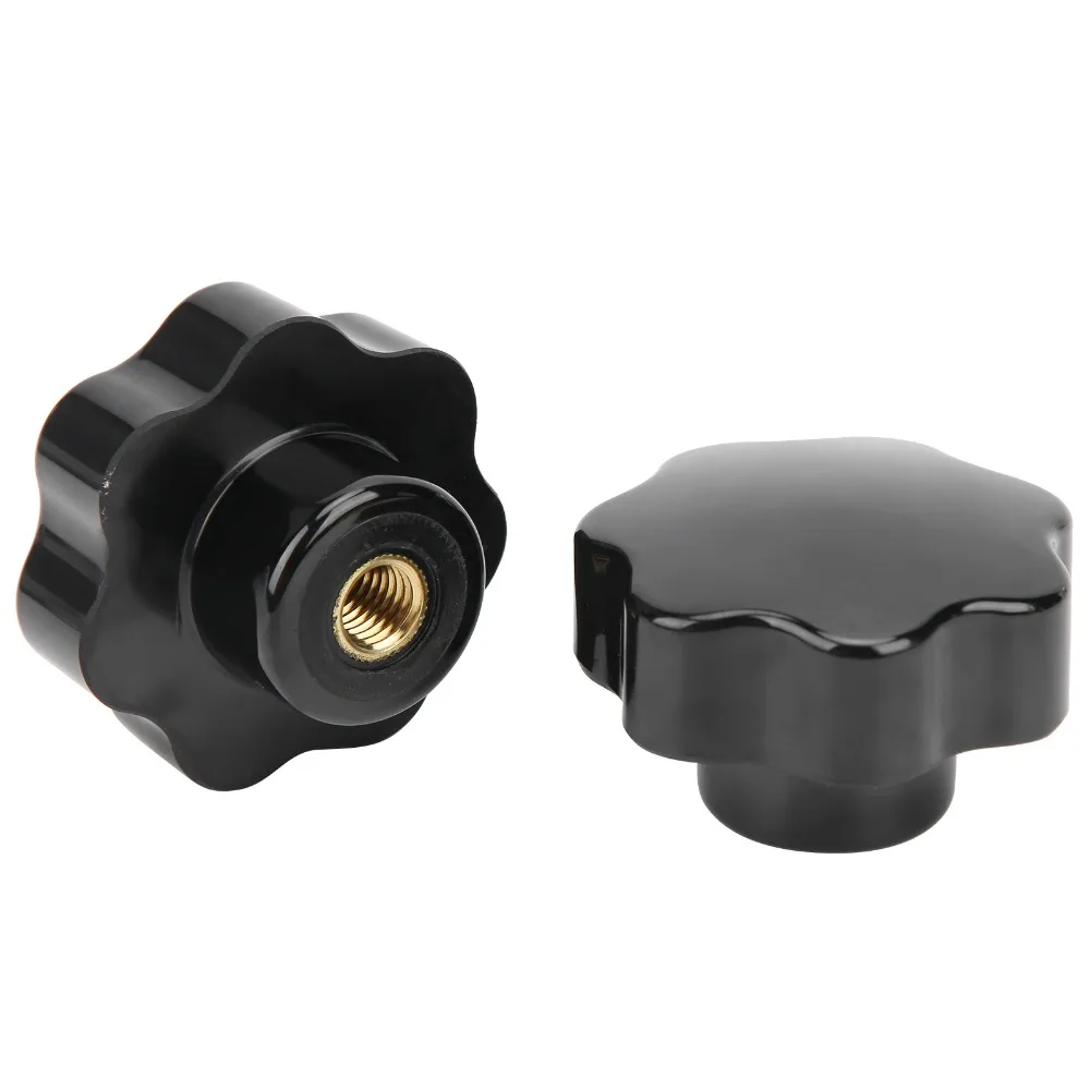 2pcs Versatile Industrial Clamping Knob Durable Practical Female Thread Knob Threaded Hand Knobs For Mechanical Equipment