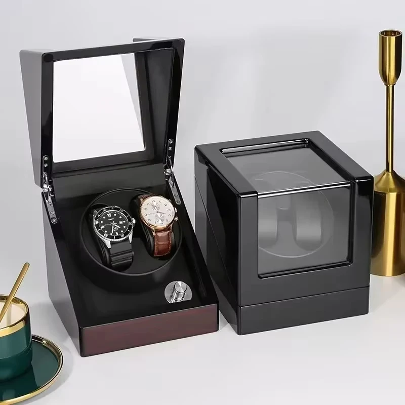 2/1/2 Slot Winder Box 5 Gear Adjustment Automatic Watch Winder Intelligent Automatic Rotary Table Shaker Mechanical Watch Chain