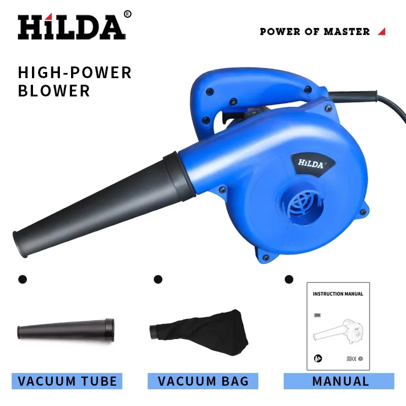 HILDA Air Blower 1000W Computer Dust Collector BlowerElectric Air Blower Dust Blowing Dust Computer Cleaner