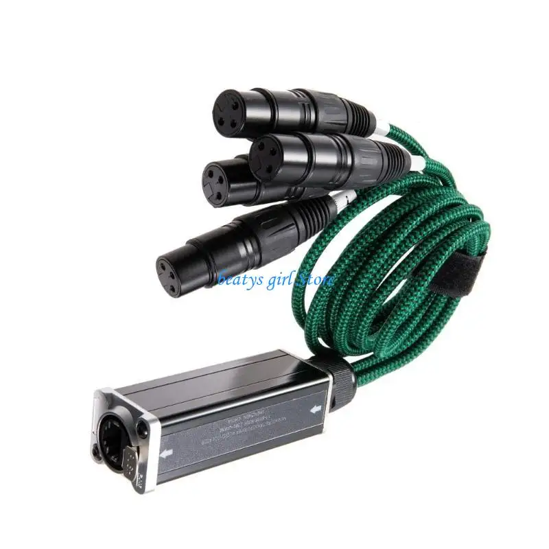 

C7AB 4Channel 3Pin Snake Multi Net Snake Receiver to Single Ethercon Cable