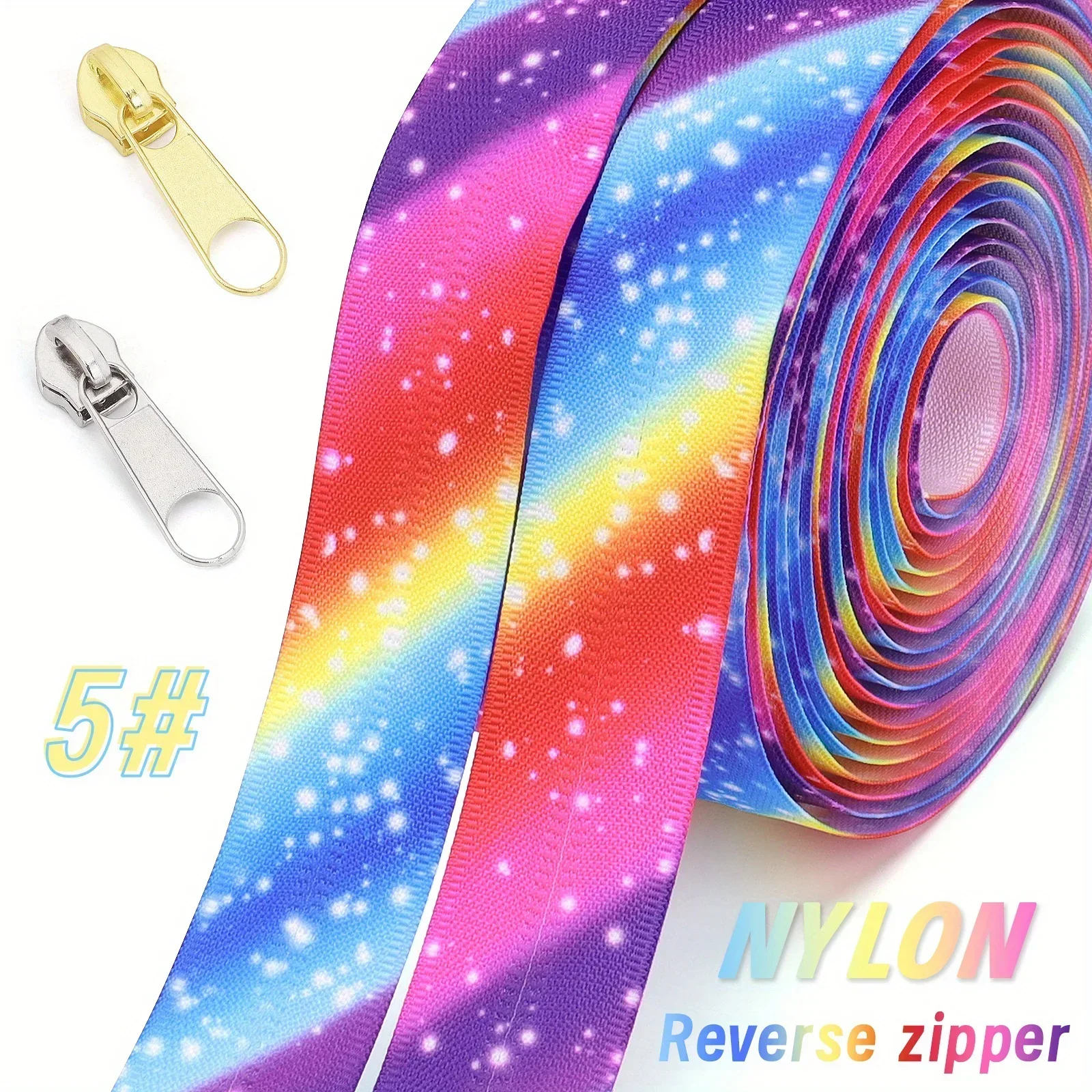 [Heller Sternenhimmel] 1 Satz. Heller Sternenhimmel, 177 Zoll/450 cm Reißverschluss,