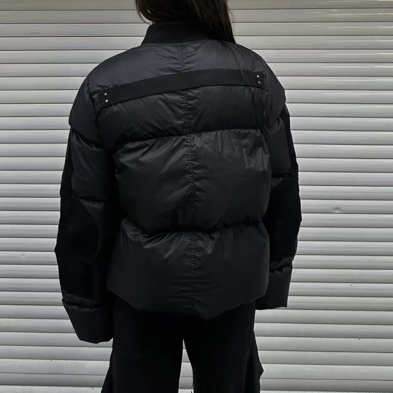 Women's Faux Fur-Trimmed Quilted Down Jacket, Fashionable Casual Puffer Coat, High-Quality Warm Outerwear Jacket, 2025