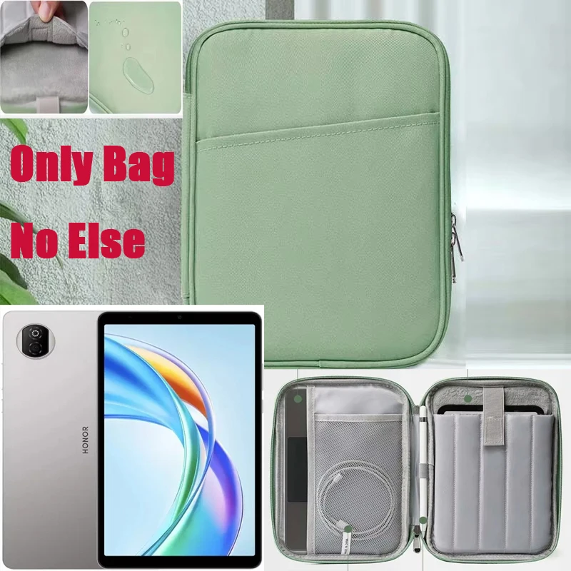 

for Honor Pad X7 Tablet Bag Anti Drop Waterproof Sleeve Pocket for Mouse Keyboard Cable Carry Case Zip Pouch