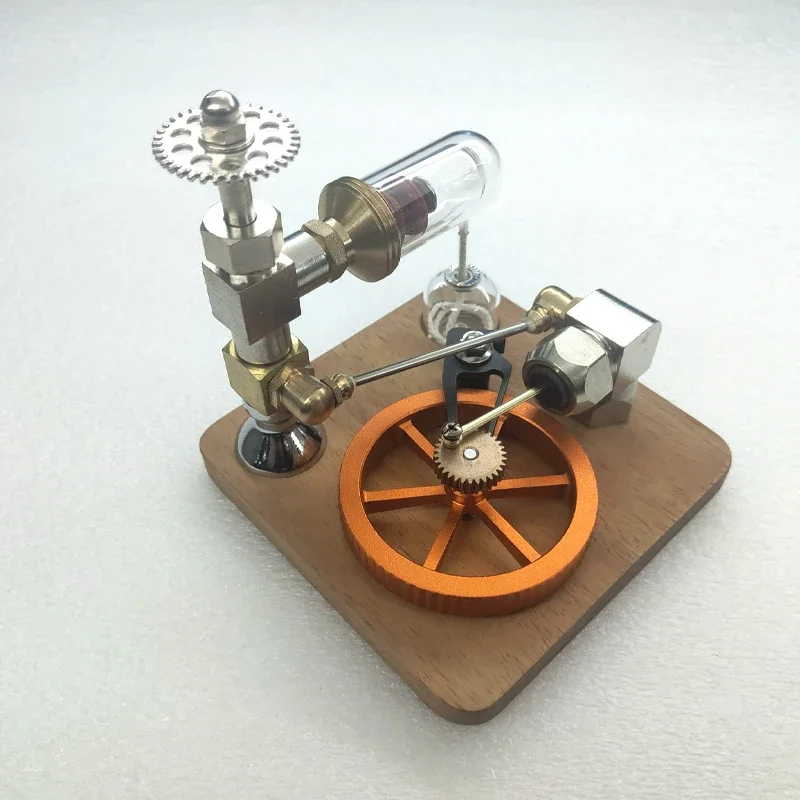 Modelo de motor de pistón libre transversal Seiko sólido velocidad ajustable ​ ​ Mestiere de juguete con tecnología de motor de combustión externa de potencia