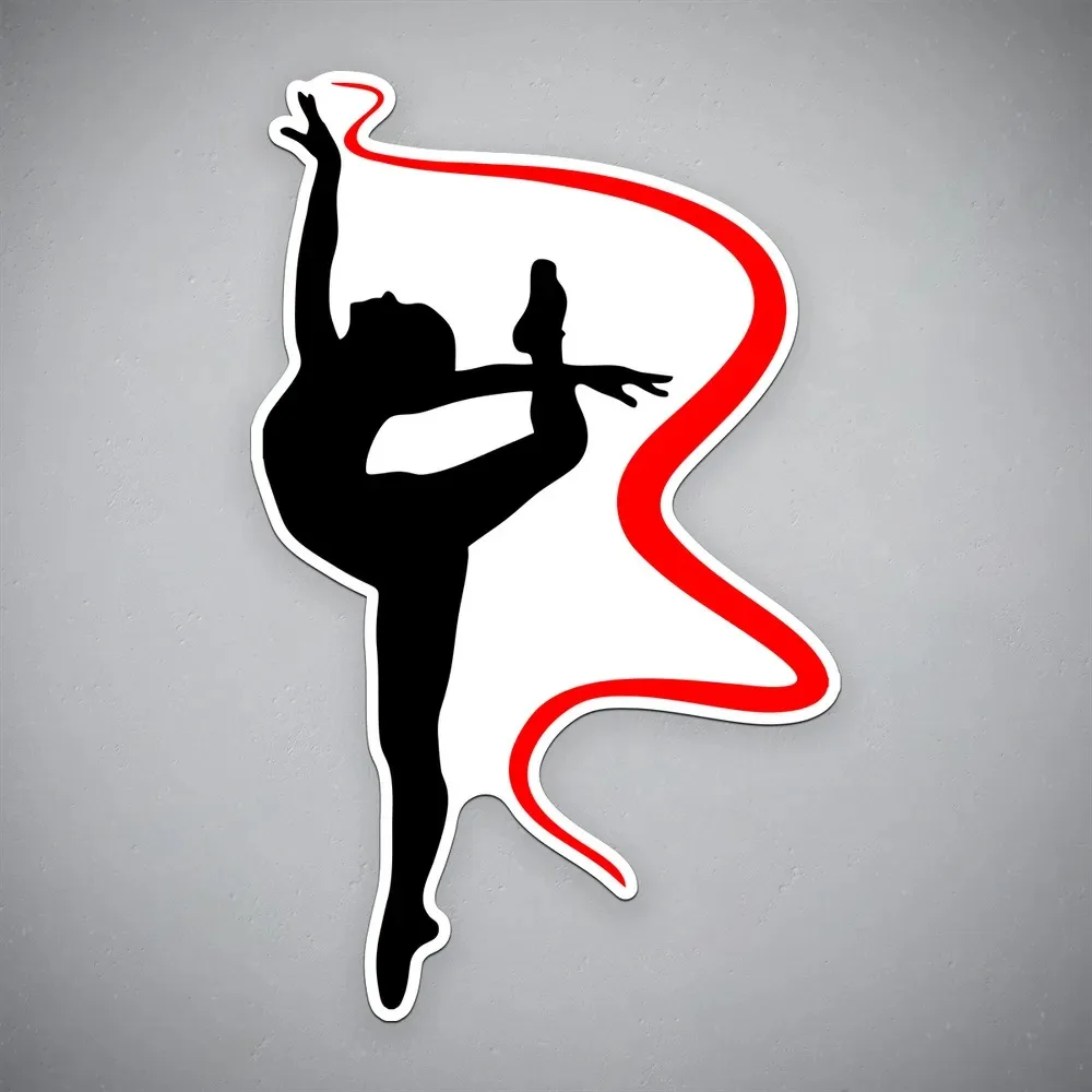 

Vinyl stickers for car "Gymnastics" Cover Scratches Decoration Adult Humor Decal Joke Truck Car Laptop Scratch Cover Stickers