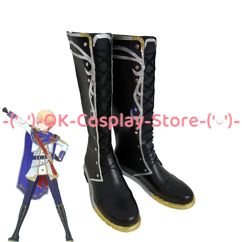 

Tenma Tsukasa Cosplay Shoes PU Leather Shoes Game Project Sekai Cosplay Props Halloween Carnival Boots Custom Made