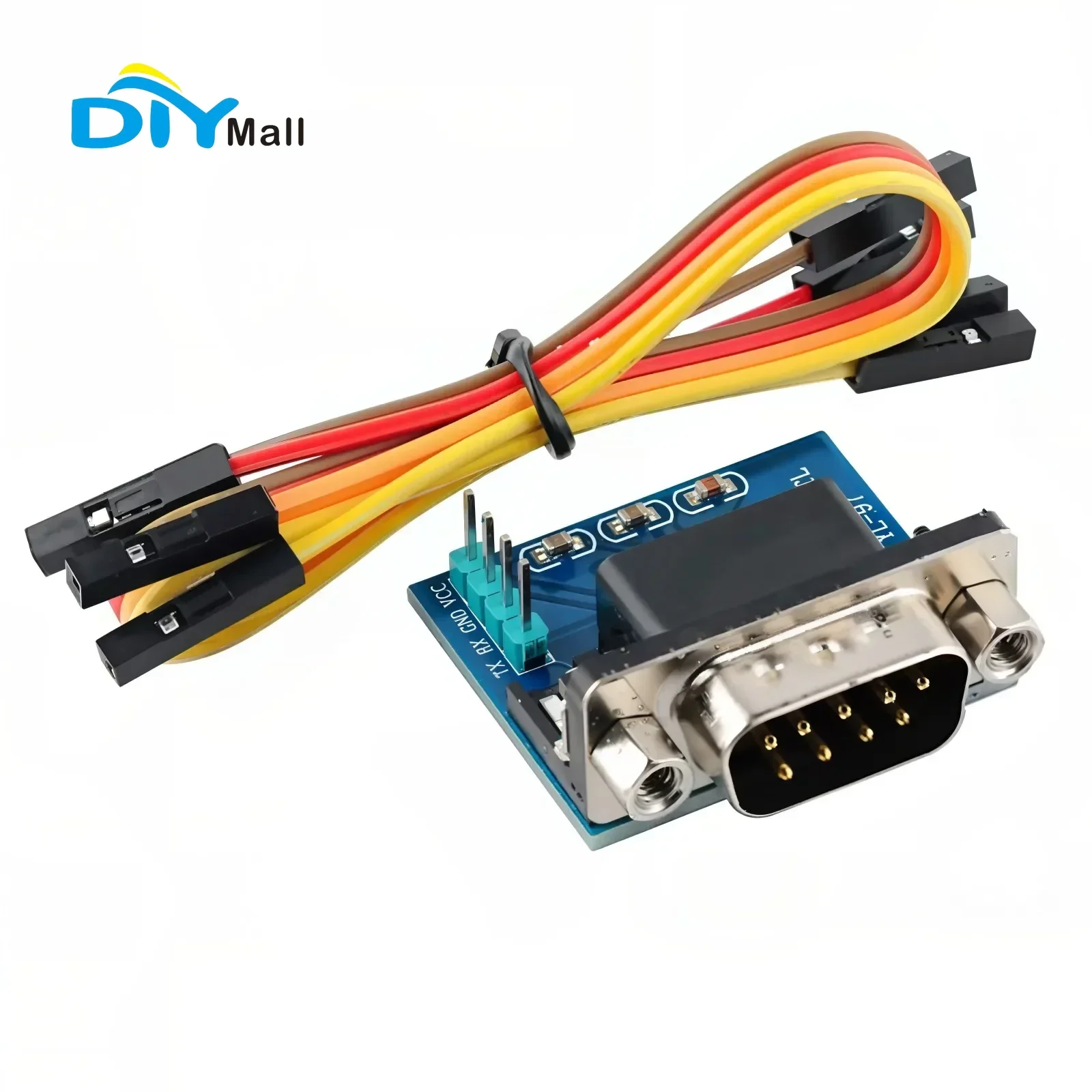 

MAX3232 Модуль преобразователя последовательного порта RS232 в TTL с разъемом DB9 для Arduino и Windows DIY