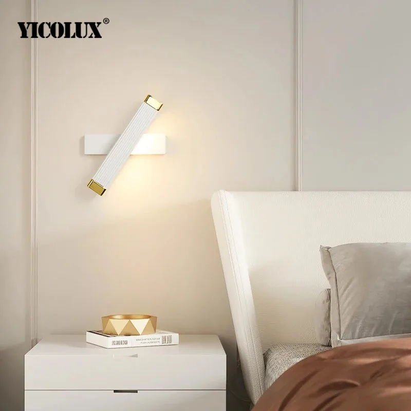 

White Modern LEDWall Lamps Home Decor Lights Indoor Lighting For Living Children's Room Bedroom Bedside Aisle Bathroom Luminarie