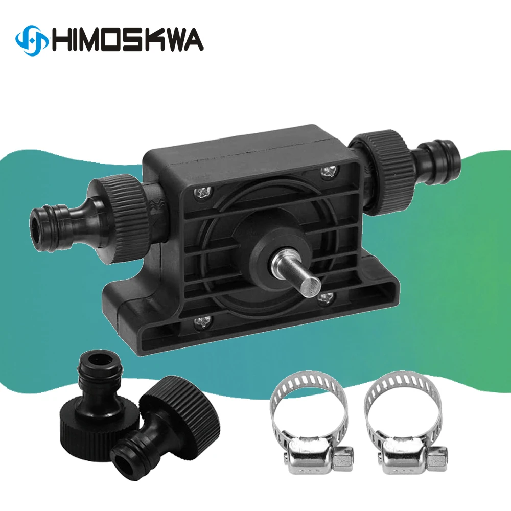 New miniature oil pump electric drill drives the large flow oil pump Portable pump comes standard with two connectors