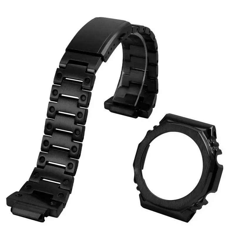 For Casio G-shock GA2100 GA2110 Stainless Steel Watch Strap Modified Bezel Watchband Metal Case Ga2100 GA-B2100 Men Accessories