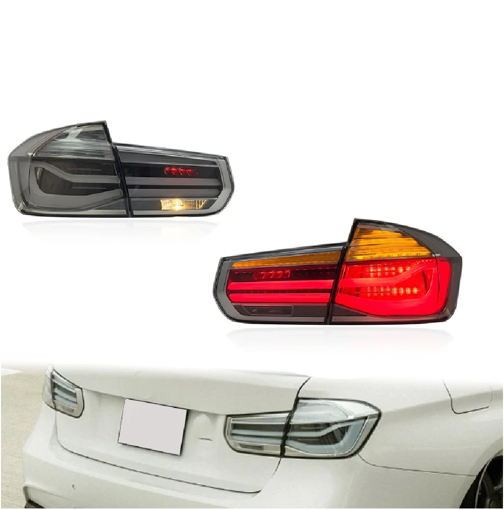for BMW 3-Series Custom Clear LCI F30 F35 Taillights 12-18 MP LCI Style Turn Singal Lamps Brake Fog Light Play and Plug