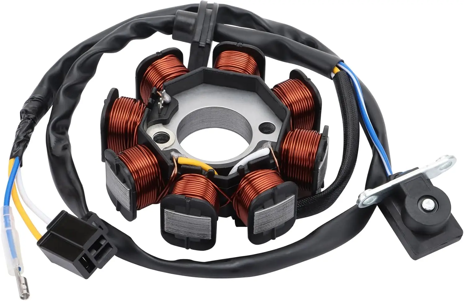 Замена катушки статора мотоцикла для KFX50 KSF50 2007-2009/2013-2017 21003-Y003 Генератор статора магнитного двигателя Замена катушки статора мотоцикла для KFX50 KSF50 2007-2009/2013-2017 21003-Y003 Генератор статора магнитного двигателя