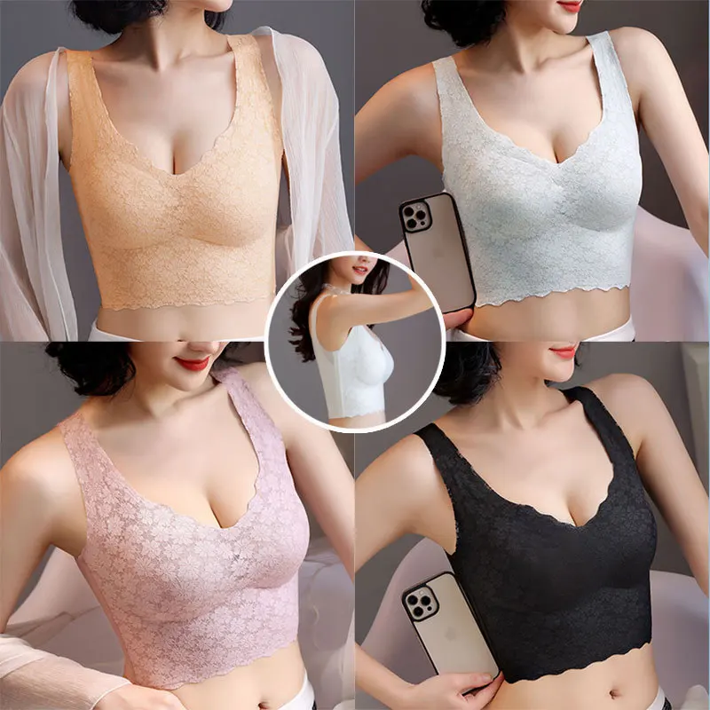 

Women plus Size Bra Sports Vest Type plus Size Underwear Push up Sexy Small Chest Push up Bra Free Shipping