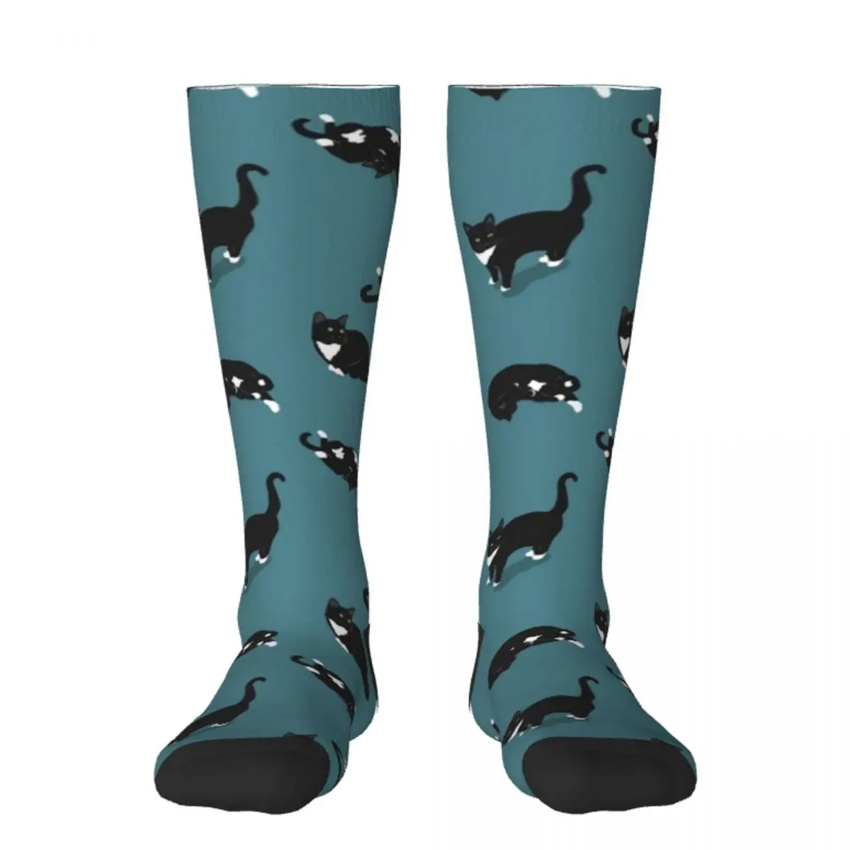 

Cat Pattern Socks professional running Thermal man winter Men's Socks Women's