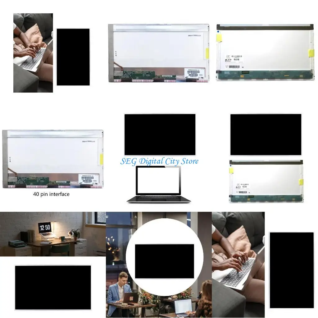 

U75B LCD Laptop Display Screen 17.3" 1600×900 Widescreen B173RW01 V.5 V.3 V.2 V.0 Fit N173O6-L02 LTN173KT02 N173FGE-L21 L23