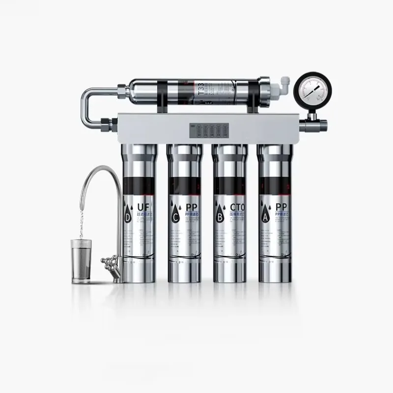 5 Stage Ultrafiltration Under Sink Water Purifier Filter Lifetime Display For Home Use