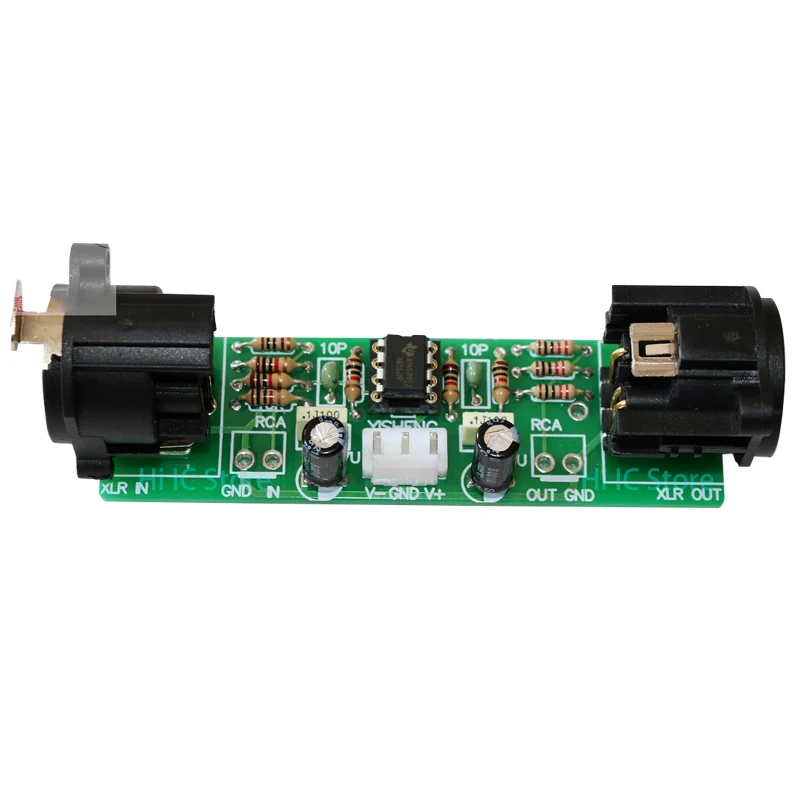 Balance preamp Balanced(XLR) a sbilanciato (RCA)/sbilanciato (RCA) a Balanced(XLR) scheda interruttore convertitore da RCA a XLR