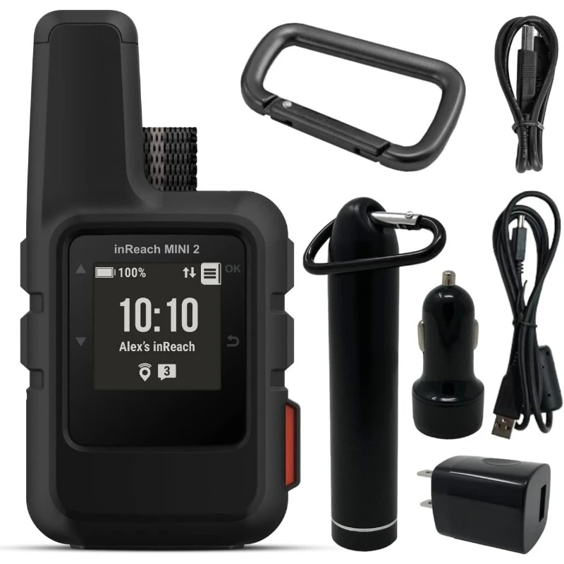 inReach Mini 2 Satellite Communicator (Black) with Power Pack Bundle