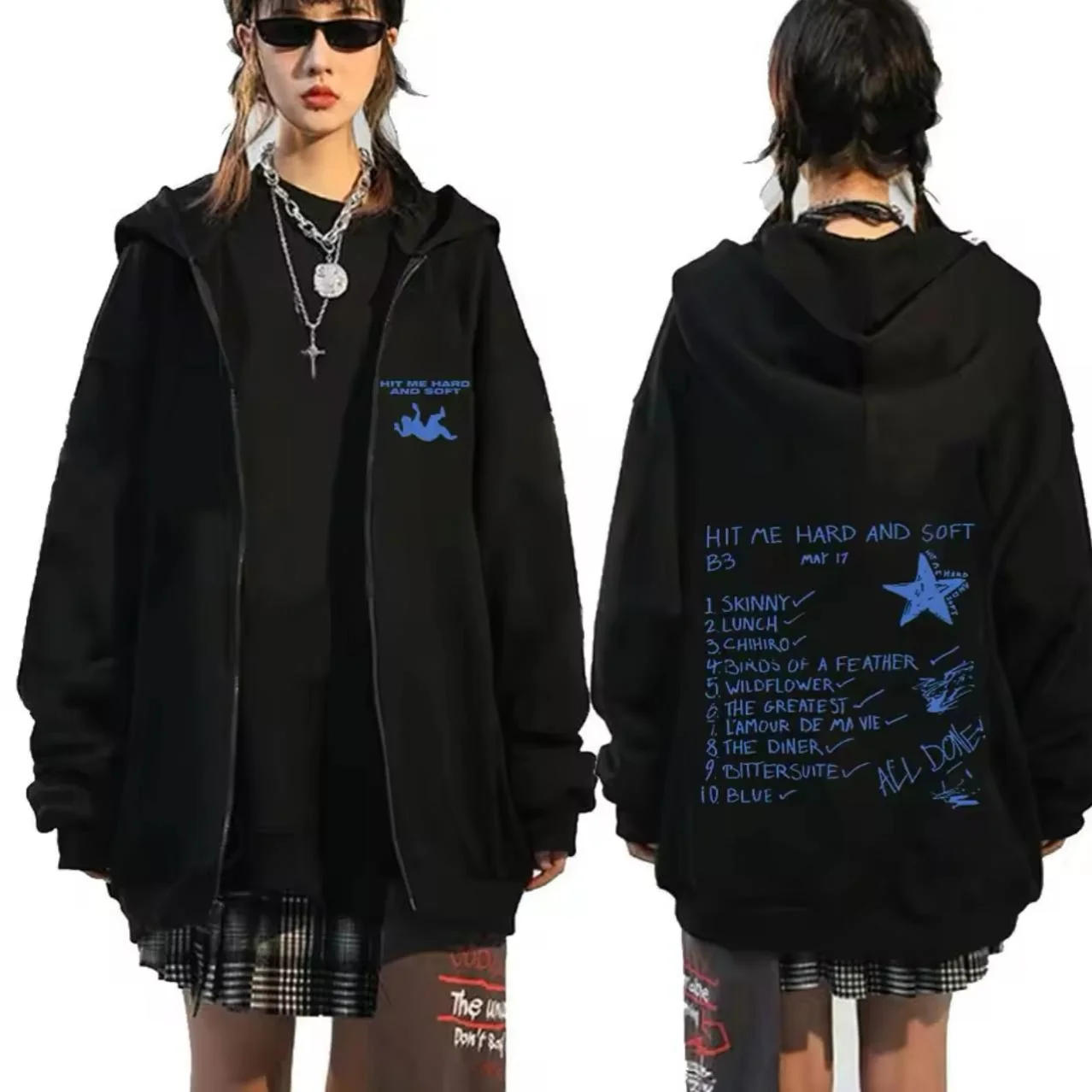 Faionable قلنسوة بسحاب البلوز عادية ular Sle الرجال طويلة Sve مقنعين Jaet ربيع 2024 تصميم قابل للتخصيص