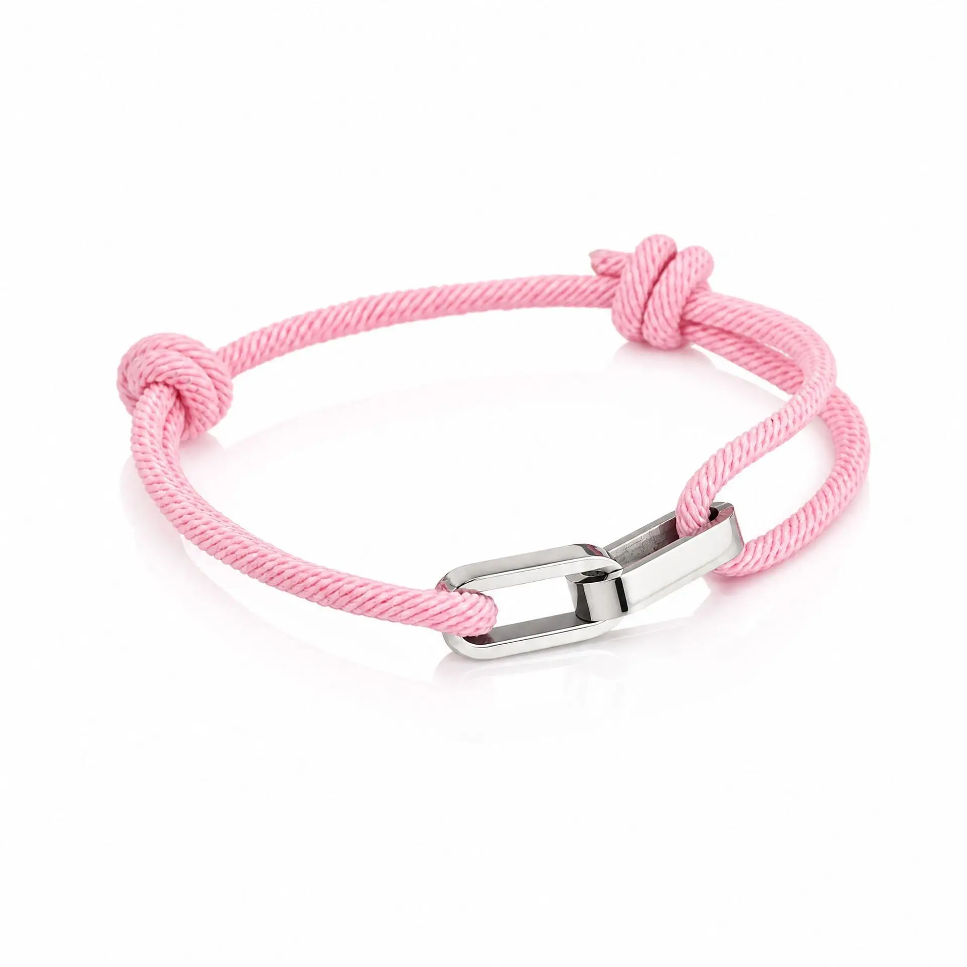Trendy Adjustable Rope Chain Custom Name Bracelet for Couples