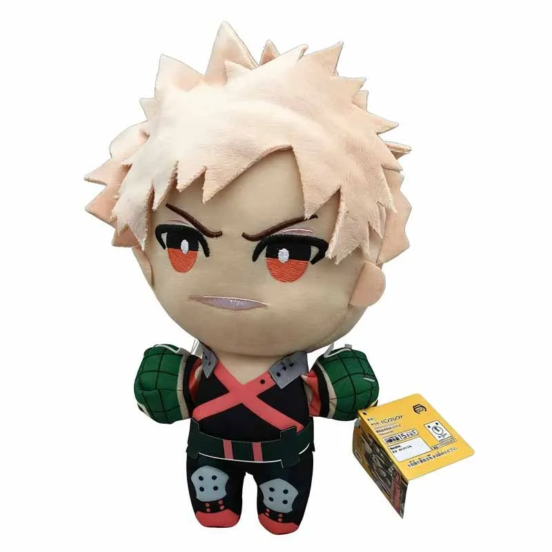 @@2026 Anime 25cm My Hero Academia Plush Toys Cartoon Izuku Midoriya Katsuki Bakugou Shouto Todoroki Stuffed Dolls Kids Gifts---