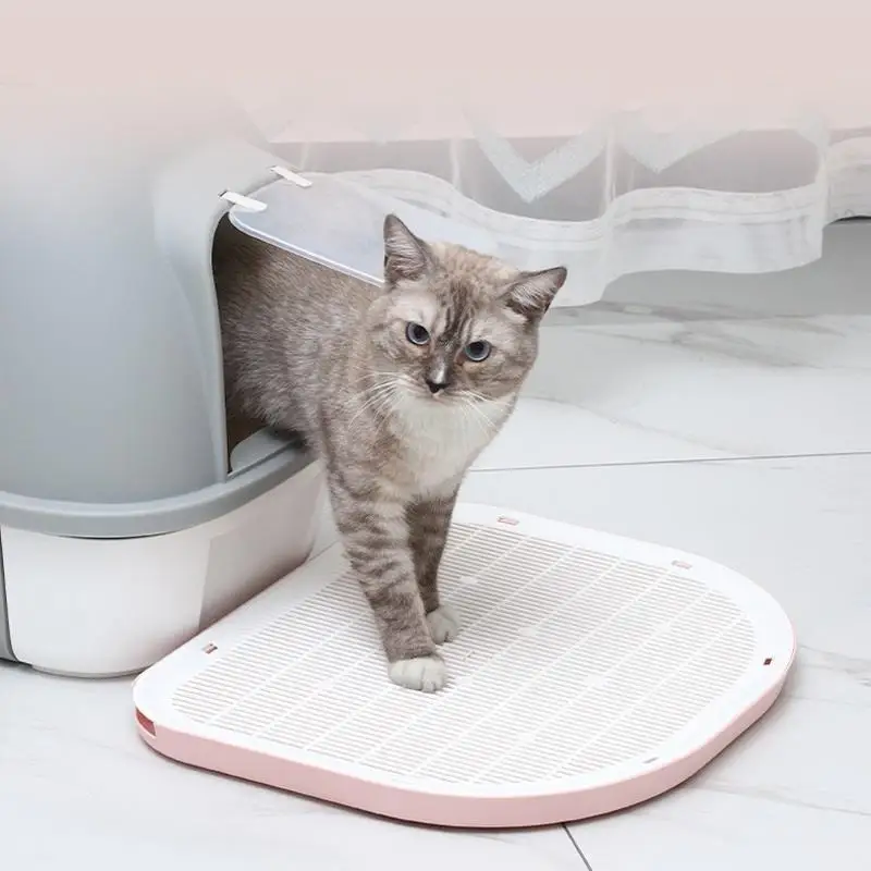 

Cat Litter Mat Anti-splash Double-layer Cat Litter Box Toilet Mat Large Foot-rubbing Cat Mat Pet Supplies