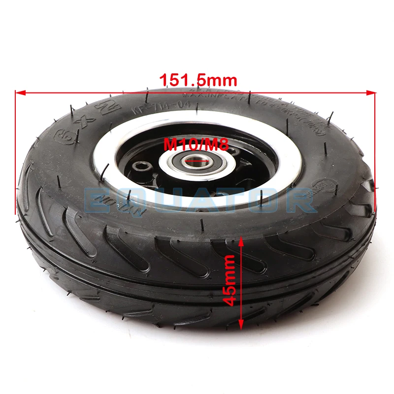 6X2 Tyre 6 Inch Scooter Tire & Inner Tube Set Electric Scooter Wheel Chair Truck Electric Scooter F0 Pneumatic