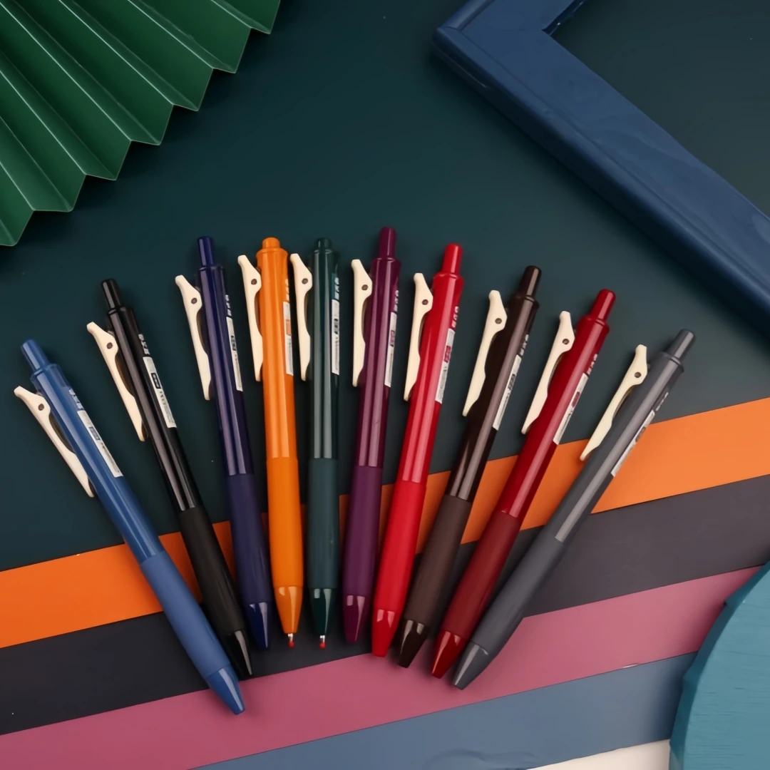 

Telescopic, gel pen, quick drying, water pen tip 0.5 room meter, 10 different unique classical colors, suitable for diary, paint