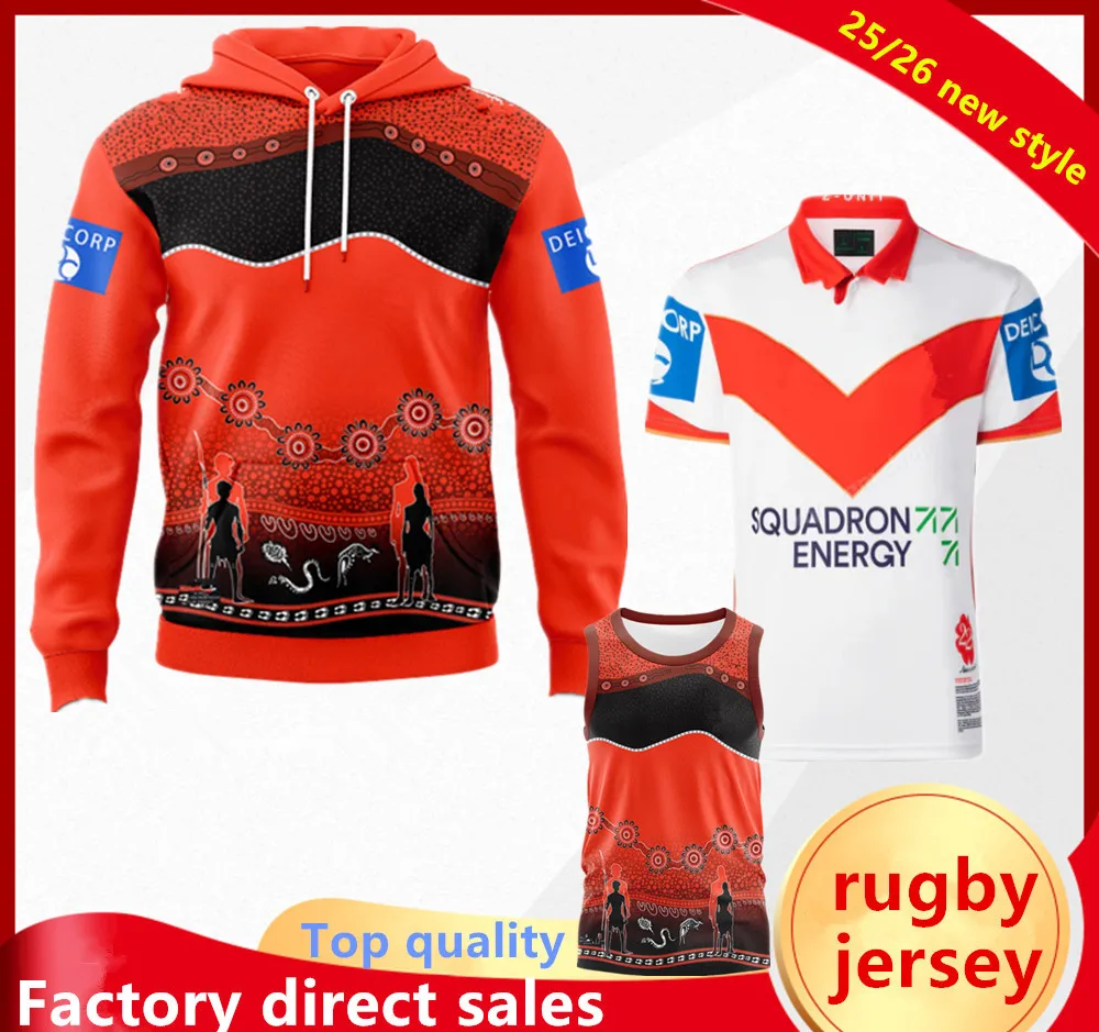 

qiaozhu001 2025 2026 Австралийский трикотаж для регби Женский мужской детский жилет куртка с капюшоном футболка для регби рубашка для детей от 3 до 13 лет
