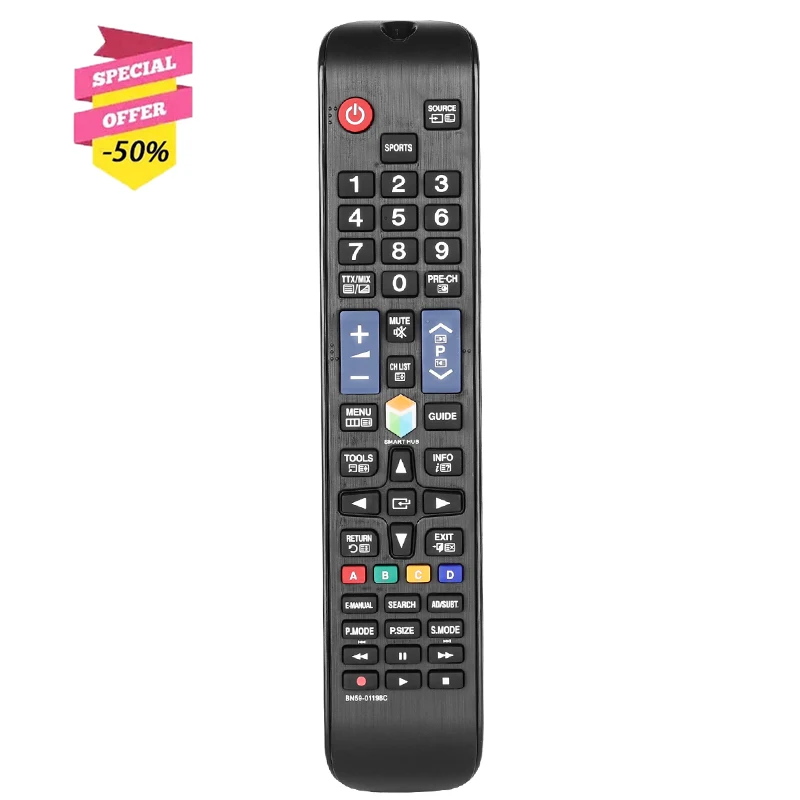 BN59-01198C Remote Control For Samsung TV UA40J5 UA32J5500 UA40J6200 UA55J6200 UA55J6300 UE22F540 UE32F6200 UA32J5500AW