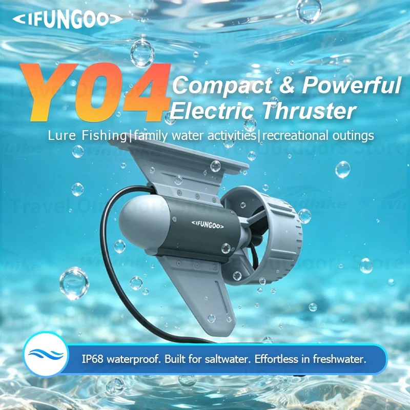 IFUNGOO Electric Fins Propeller For Kayak SUP Surfboard Canoes Paddle Board Electric Motor Paddle Surf Battery Kit 8.2kg Thrust view 6