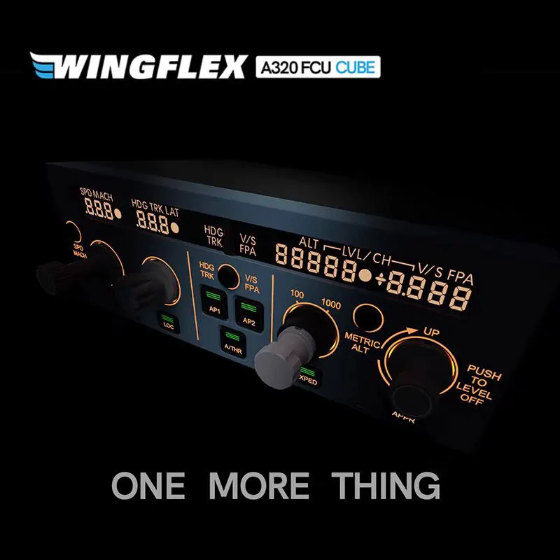 WingFlex A320 FCU/ EFIS CUBE Flight Control Unit A320 Panel Game