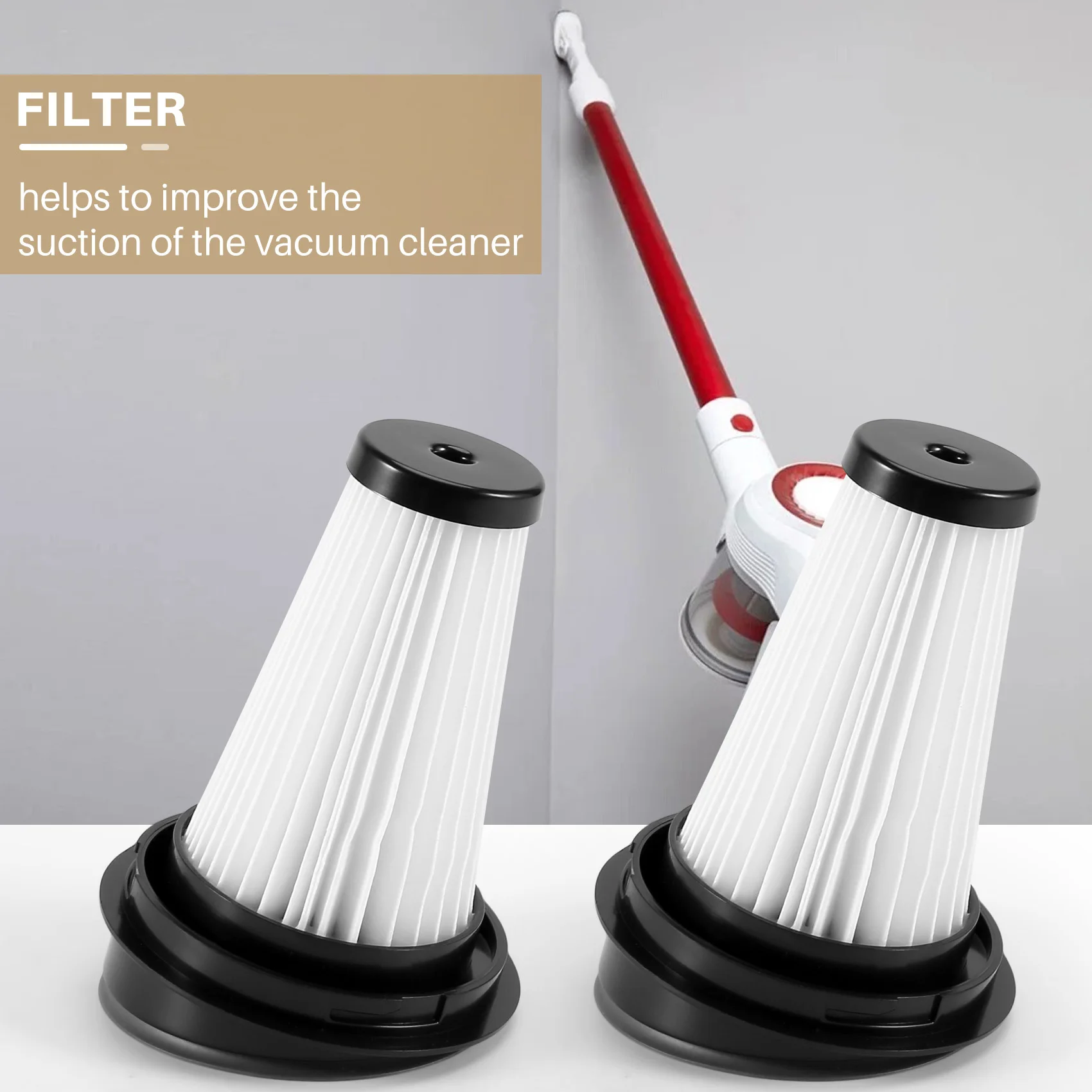 Filtre de rechange pour aspirateur Rowenta RH72 X-Pert Easy 160, nettoyable, ZR005Ath, 4 pièces