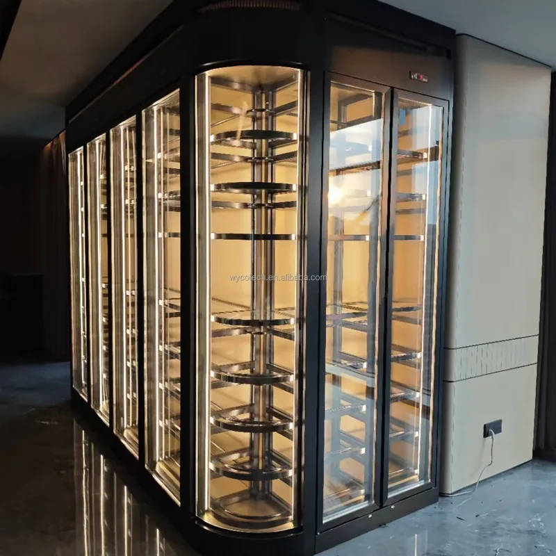 Airo Customized Energy-Saving Stainless Steel Wine Cooler Cabinets Super Low Noise for Commercial Home Use for Hotels Outdoor
