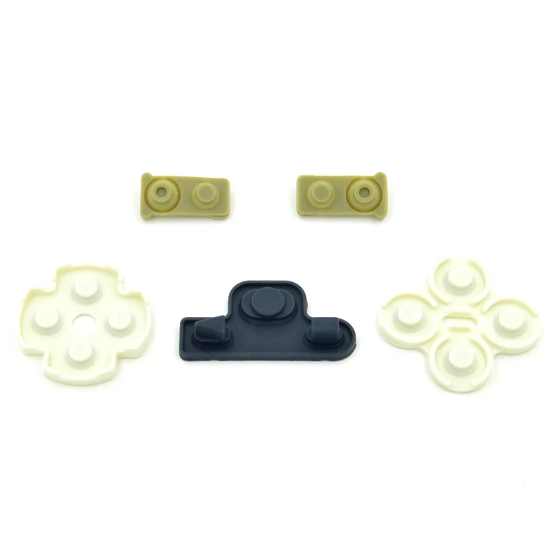 5pcs/set For PS3 Conductive Rubber Pads Replacement Silicone Keypad Repair Kit Controller Soft Rubber Button