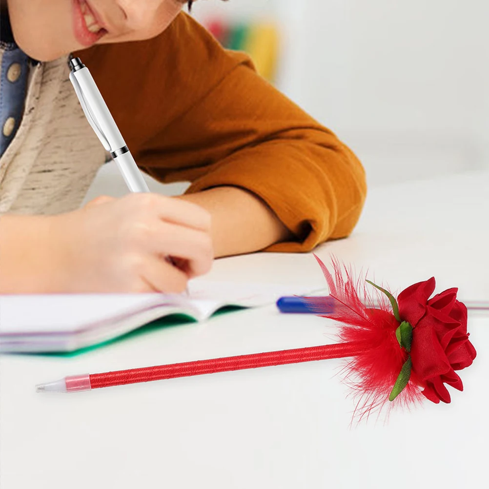 

Teacher Ballpoint Staff Floral Pens Cloth Cute for Teachers Artificial